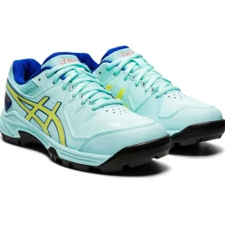 Asics Gel-Peake hockeyschoenen dames clear blue glow yellow
