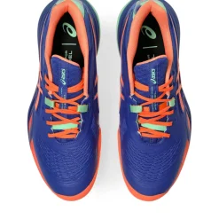 Asics GEL-RESOLUTION X padelschoenen heren dark cobalt vivid coral