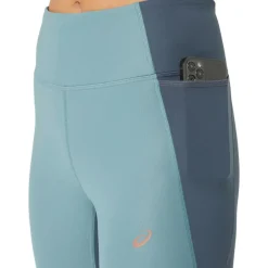 Asics Nagino hardloopbroek dames foggy teal tarmac