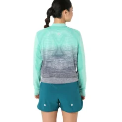 Asics Nagino Run hardloopjack dames aurora green blue  expanse