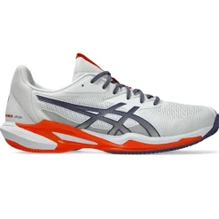 Asics Solution Speed FF 3 Clay tennisschoenen heren white greyish purple