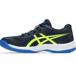 Asics Upcourt 6 GS indoorschoenen junior midnight safety yellow