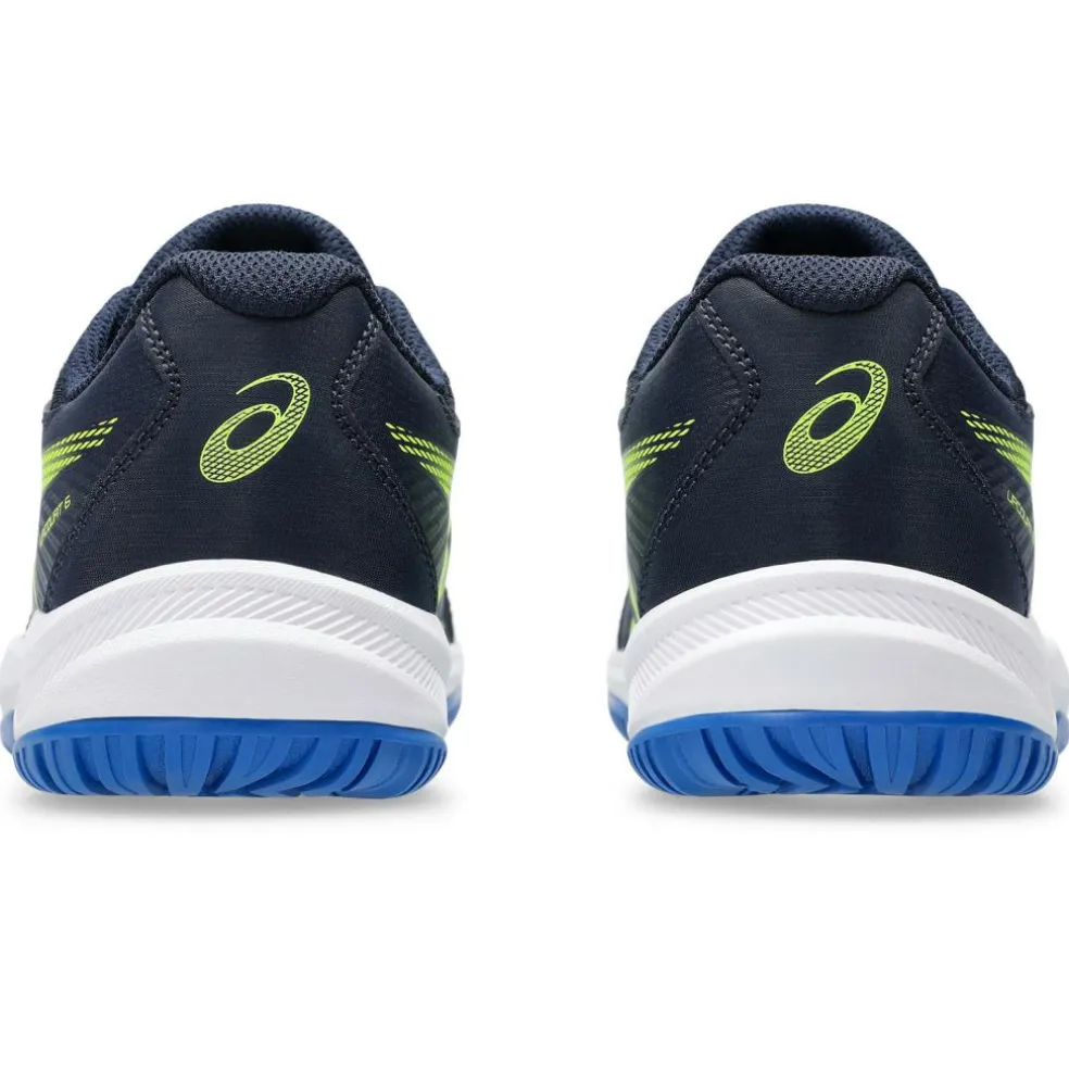 Asics Upcourt 6 GS indoorschoenen junior midnight safety yellow