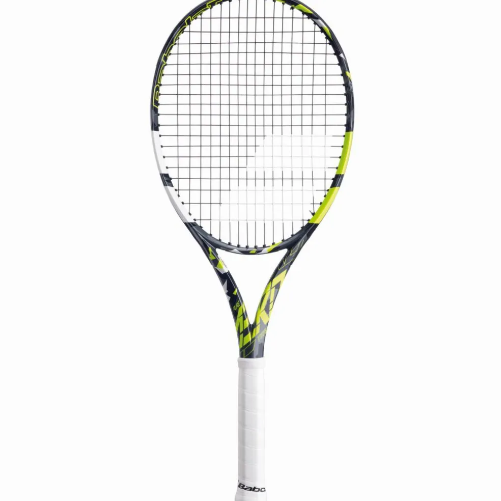 Babolat Pure Aero Team tennisracket grijs geel wit