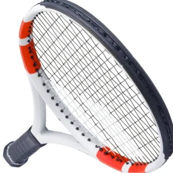 Babolat Pure Strike 100 Gen4 tennisracket wit rood ZWART