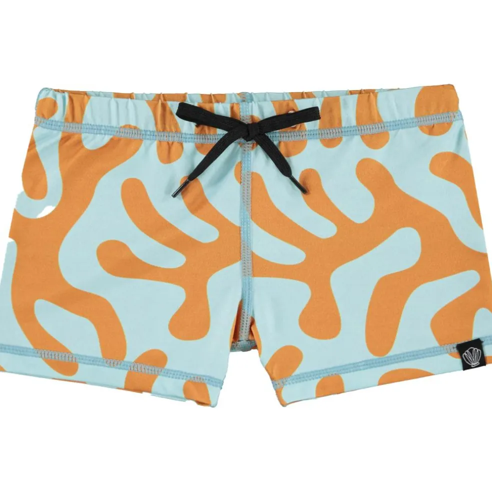 Beach & Bandits Coral Reef Blue zwemboxer junior blue
