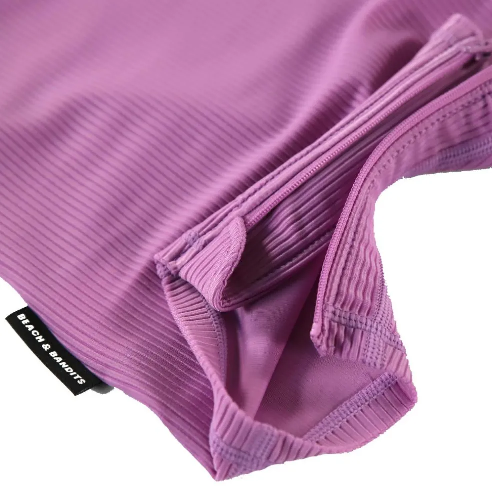 Beach & Bandits Orchid Ribbed badpak baby purple