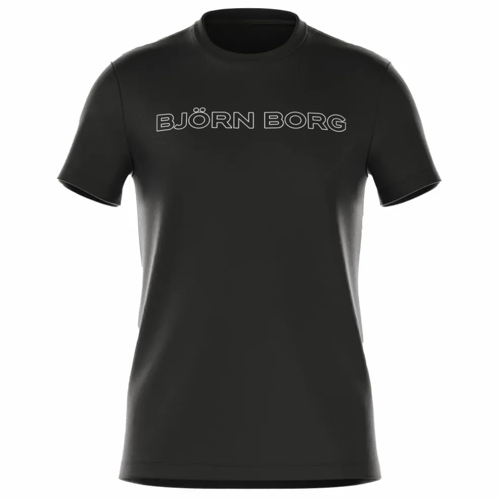 Björn Borg Borg Essential 3 shirt heren black beauty
