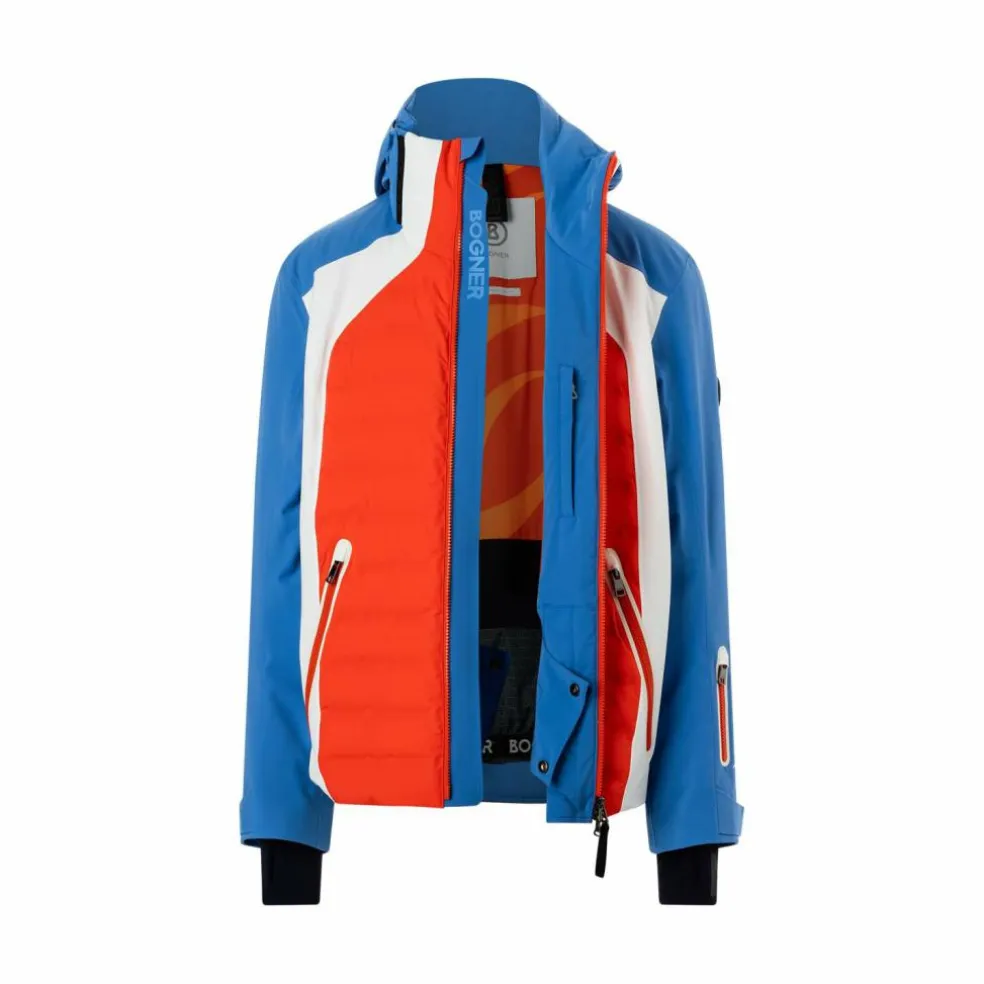 Bogner Jorik winterjas heren coral blue white