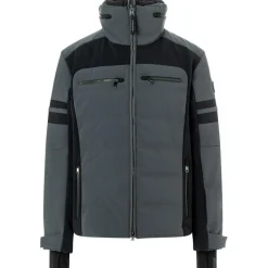 Bogner Minho softshell winterjas heren darkgrey black