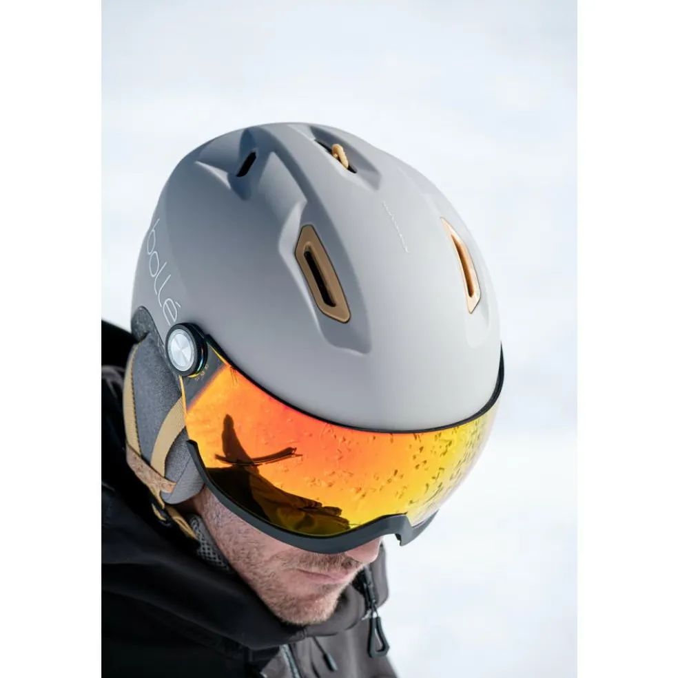 Bollé ECO V-ATMOS skihelm oatmeal matte - 55 - 59 cm