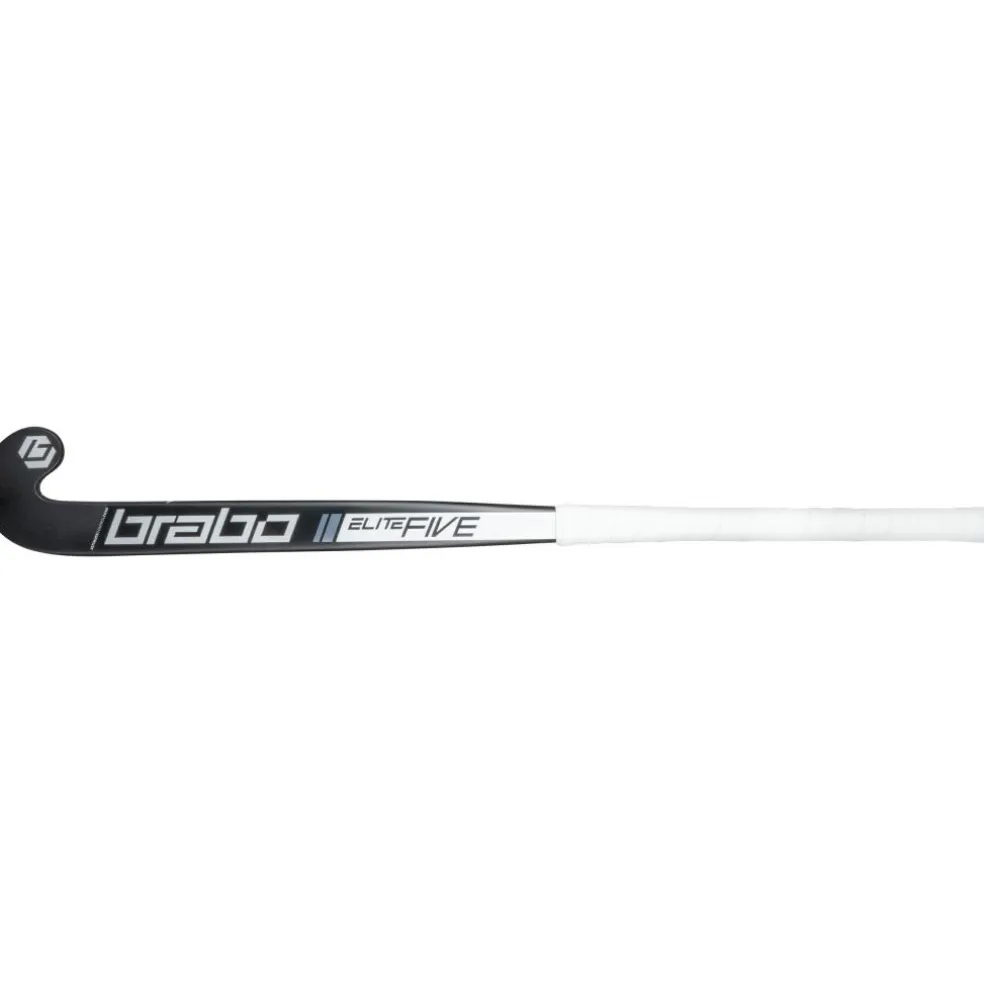 Brabo Elite 5 Carbon WTB Low Bow hockeystick black white