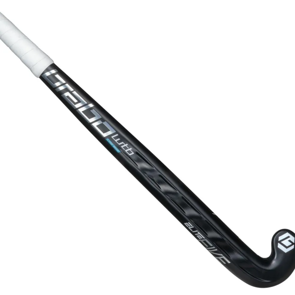 Brabo Elite 5 Carbon WTB Low Bow hockeystick black white