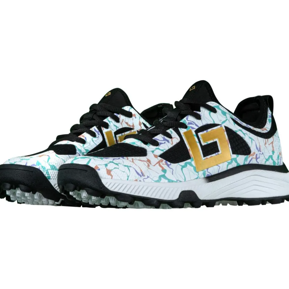 Brabo Elite hockeyschoenen junior marble black