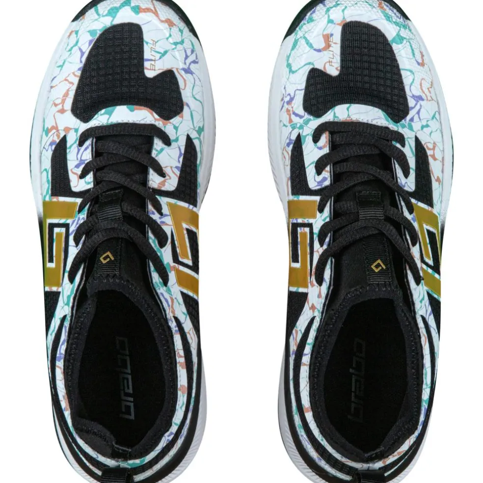 Brabo Elite hockeyschoenen junior marble black