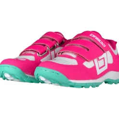 Brabo Force Velcro hockeyschoenen junior pink aqua
