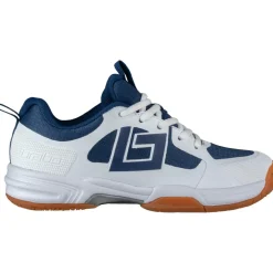 Brabo Indoor Tribute hockeyschoenen junior navy white
