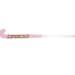 Brabo IT Pure Studio Leopard Classic Curve hockeystick junior soft pink - 36,5 inch