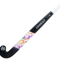 Brabo Pure 20 Low Bow hockeystick black purple - 36,5 inch