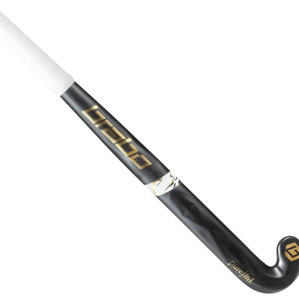 Brabo Pure LTD Low Bow hockeystick black gold