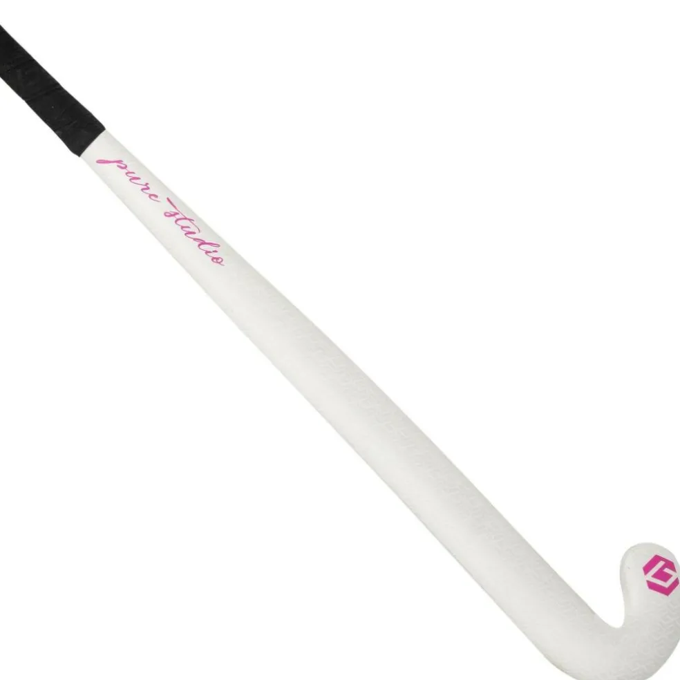 Brabo Pure Studio G-Force hockeystick junior white pink
