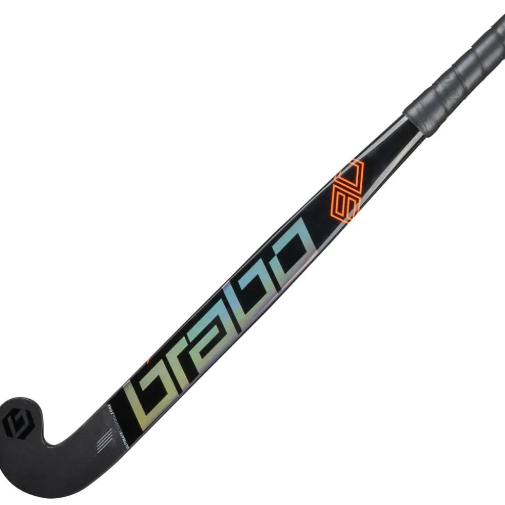 Brabo Traditional Carbon 80 Classic Curve hockeystick black orange