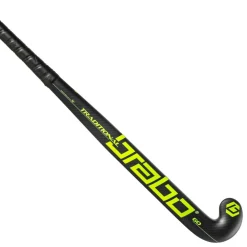 Brabo Traditional Carbon 60 Classic Curve hockeystick black neon green