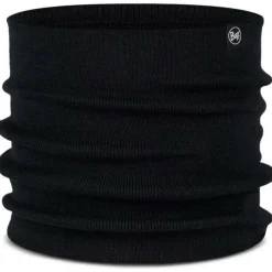 Buff Knitted col lilon black