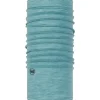 Buff Lightweight Merino Wool Tubular col solid pool