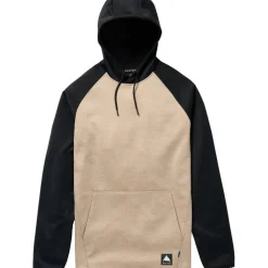 Burton Crown hoodie heren summit taupe true black