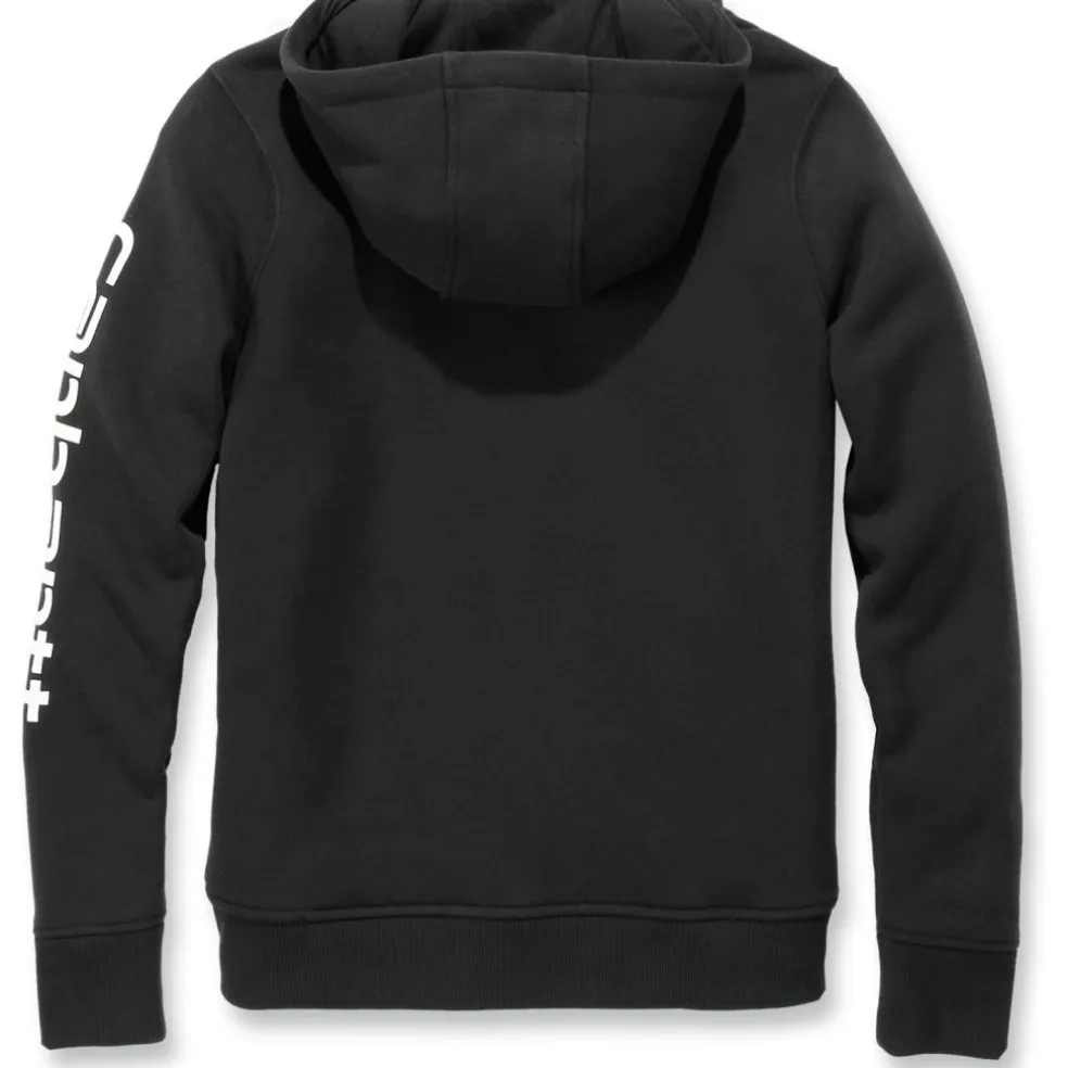 Carhartt Logo Sleeve Graphic hoodie dames black