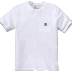 Carhartt Relaxed Fit Heavyweight K87 Pocket shirt heren white