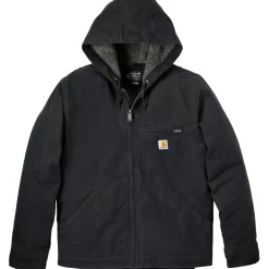 Carhartt Relaxed Fit Washed Duck Shepa Lined winterjas heren black