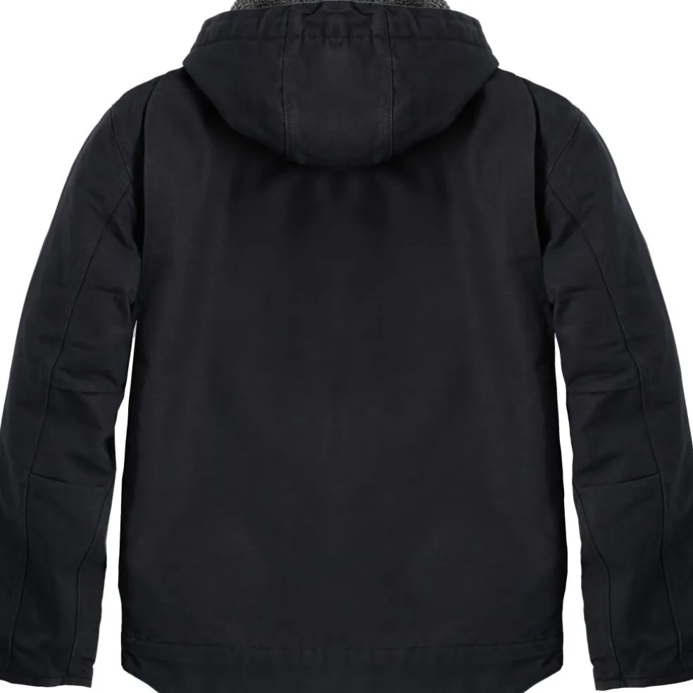Carhartt Relaxed Fit Washed Duck Shepa Lined winterjas heren black