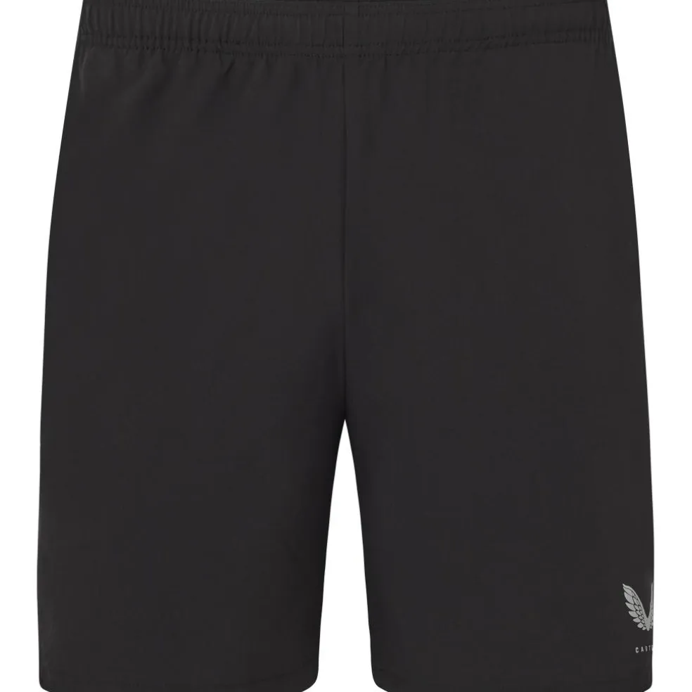 Castore 6 inch short heren black silver reflective