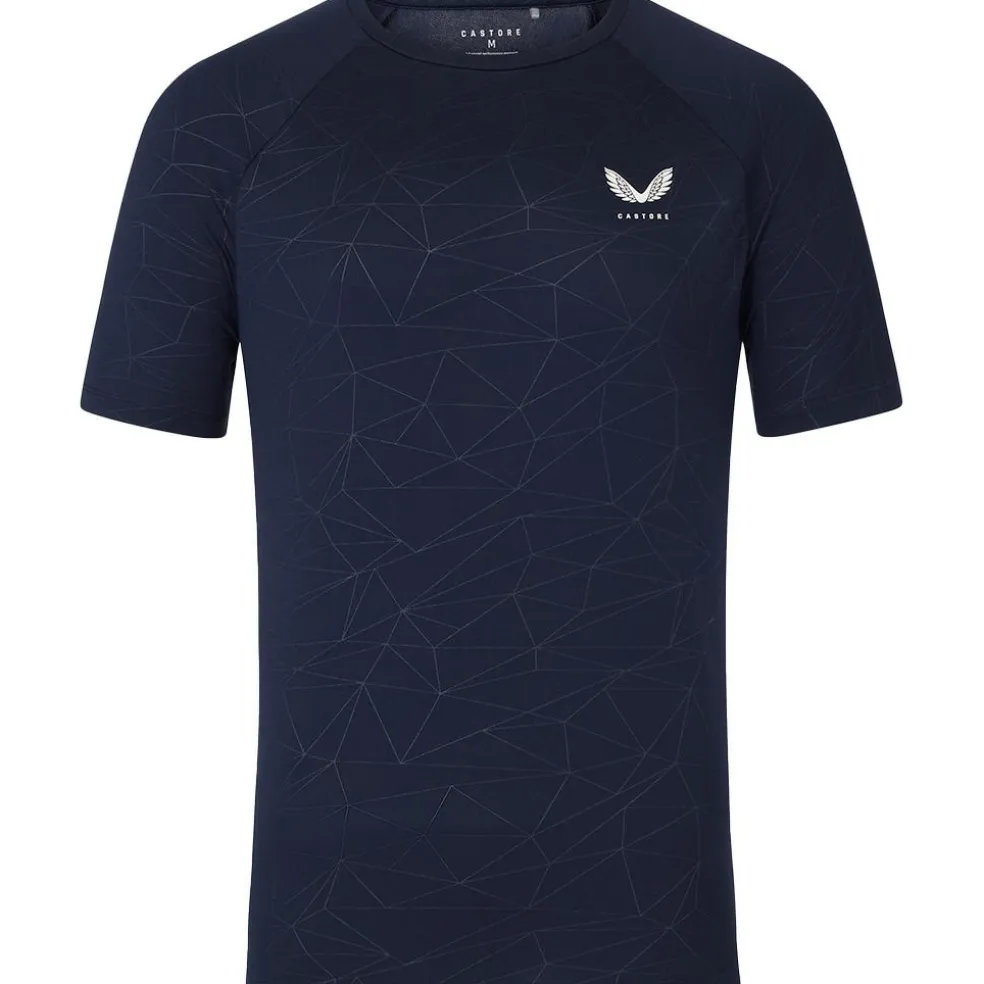 Castore Adapt shirt heren midnight navy white