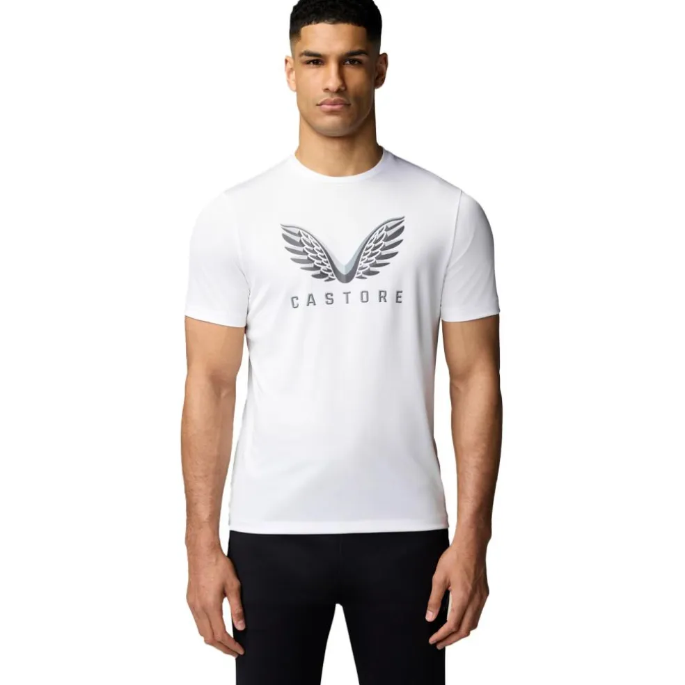 Castore Adapt Short Graphic shirt heren white
