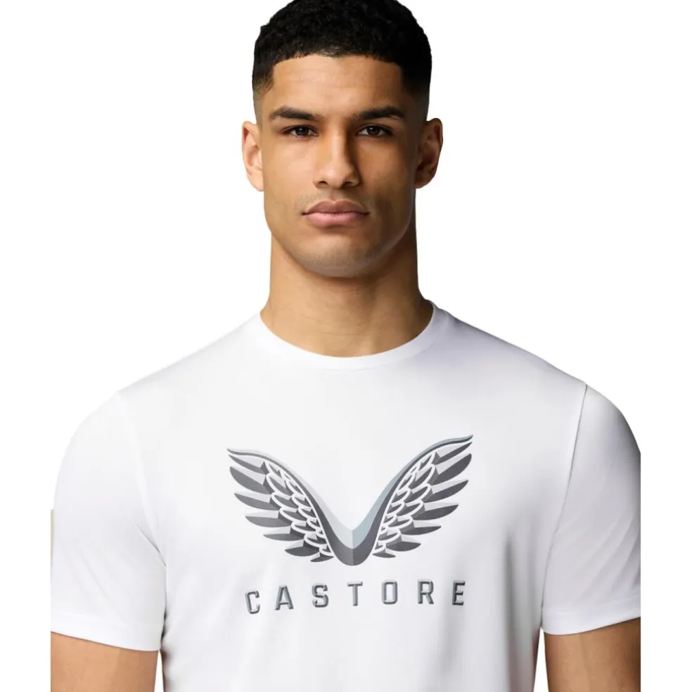 Castore Adapt Short Graphic shirt heren white