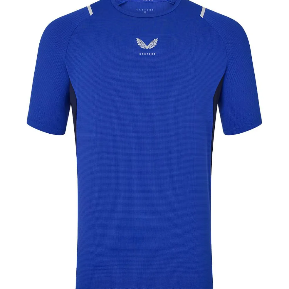 Castore shirt heren azure blue midnight navy