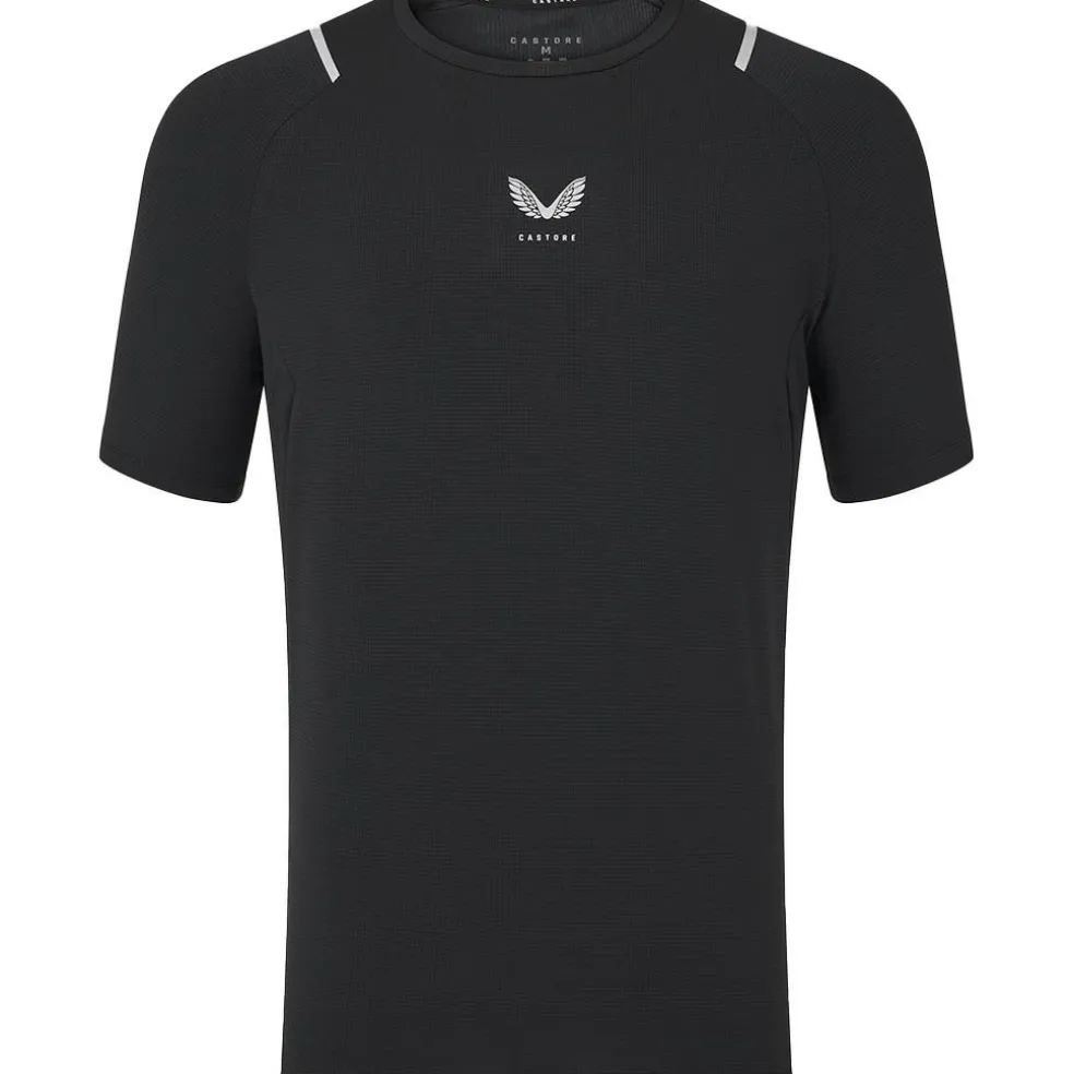 Castore shirt heren black silver reflective