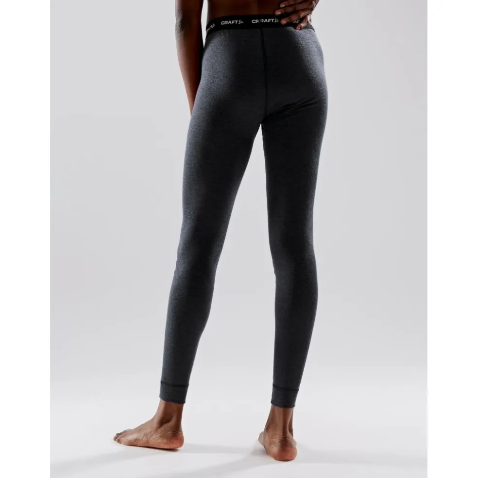 Craft Core Wool Merino thermobroek dames black