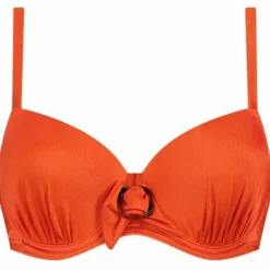 Cyell Satin Tomato Padded bikini top dames
