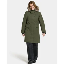 Didriksons Erika Parka outdoor jack dames deep green