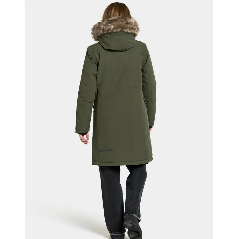 Didriksons Erika Parka outdoor jack dames deep green