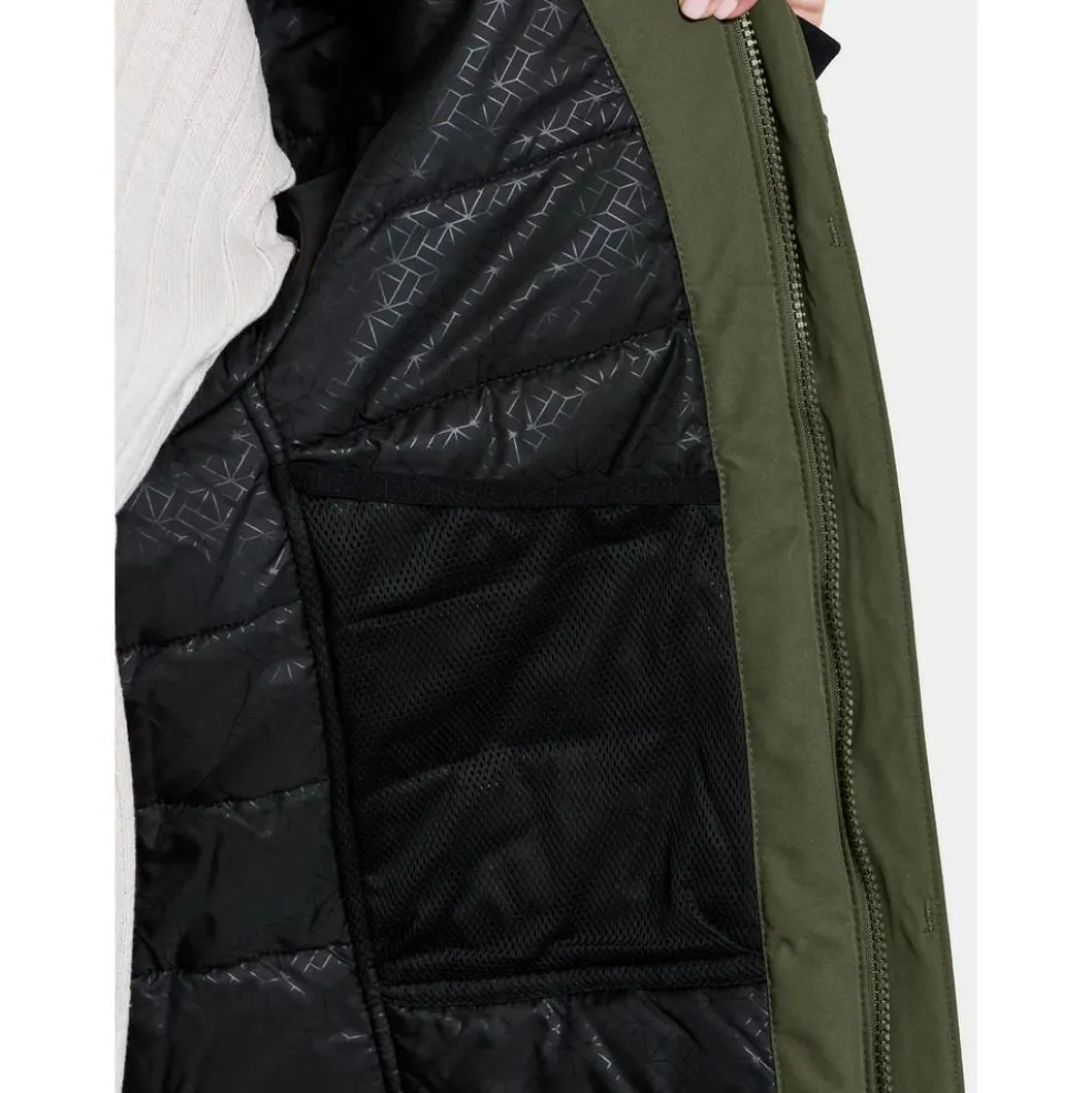 Didriksons Erika Parka outdoor jack dames deep green