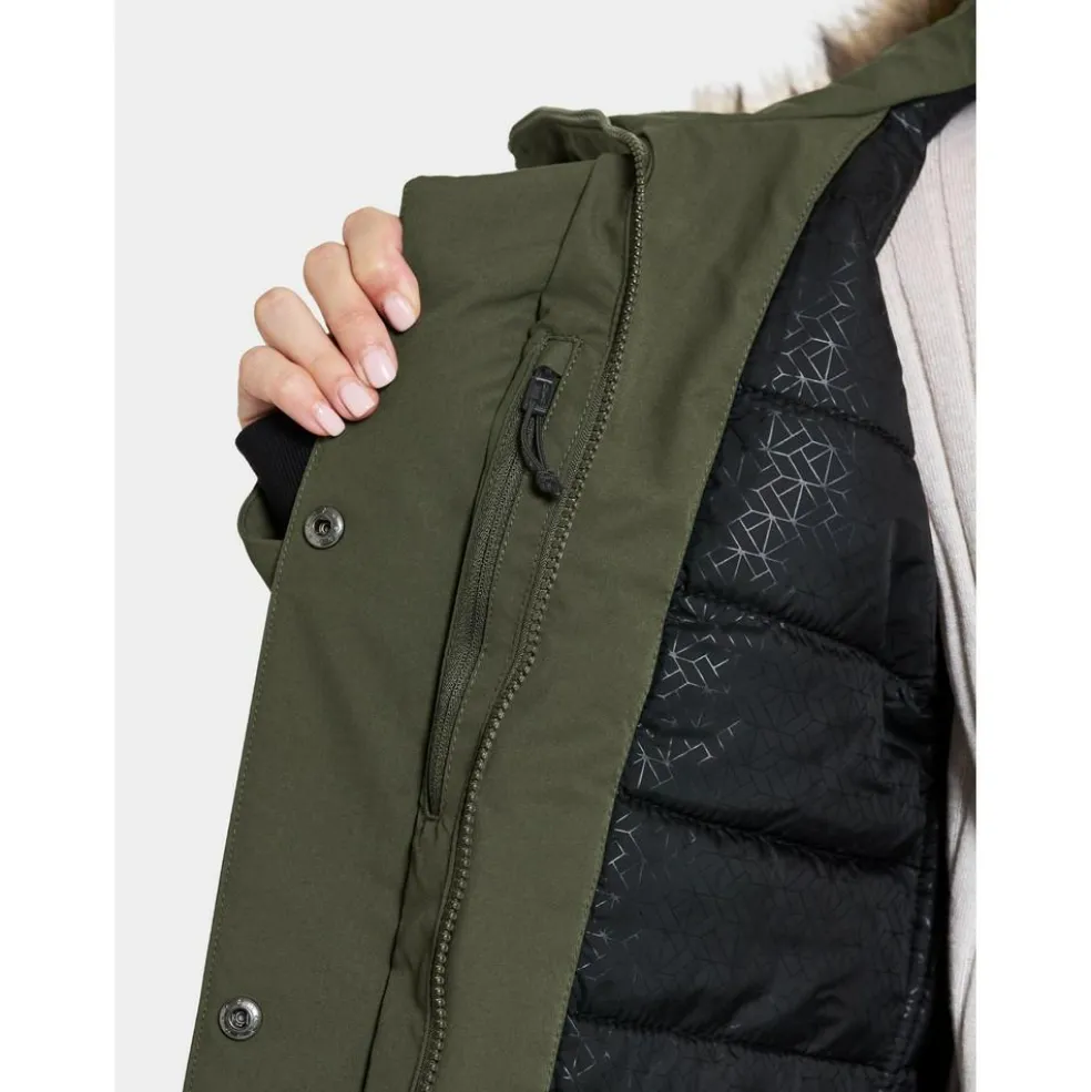 Didriksons Erika Parka outdoor jack dames deep green