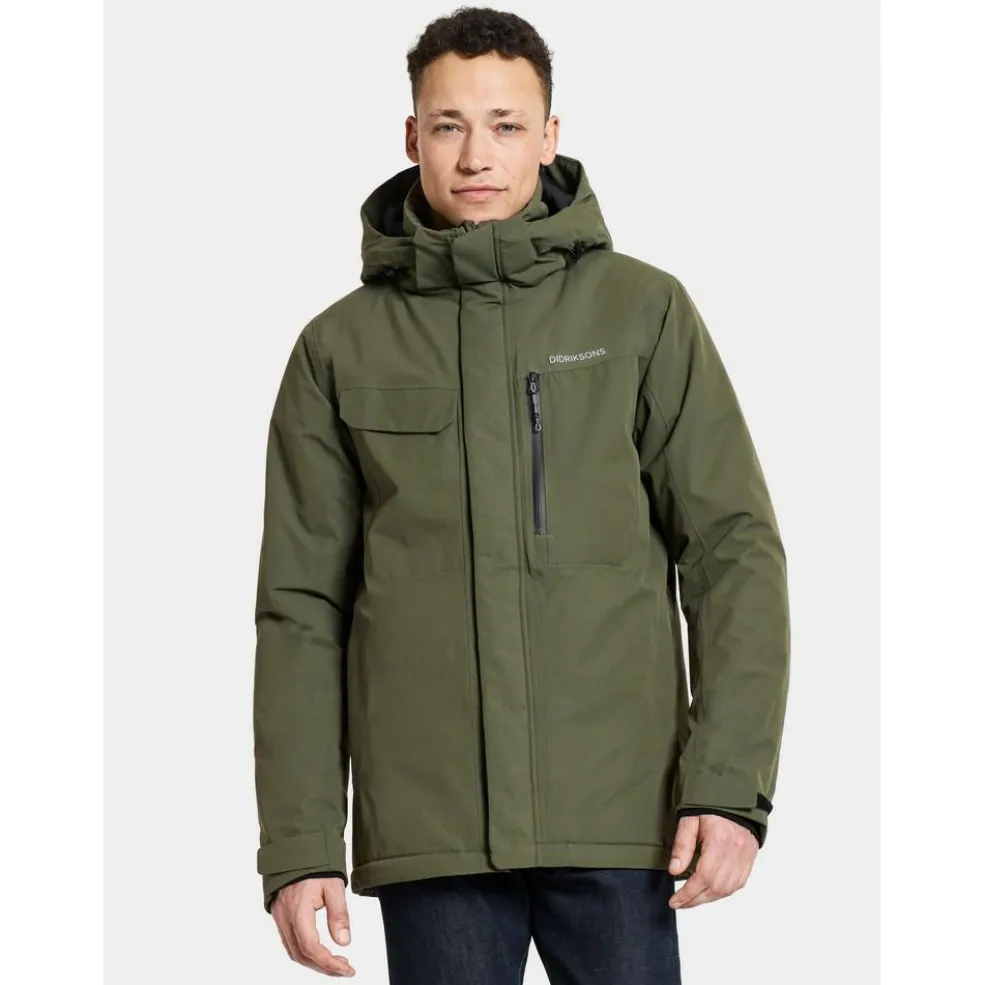 Didriksons Stefan USX outdoor jack heren deep green