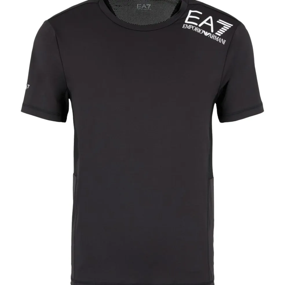 EA7 8NPT12-PJ3UZ-1200 Dynamic Athlete shirt heren black