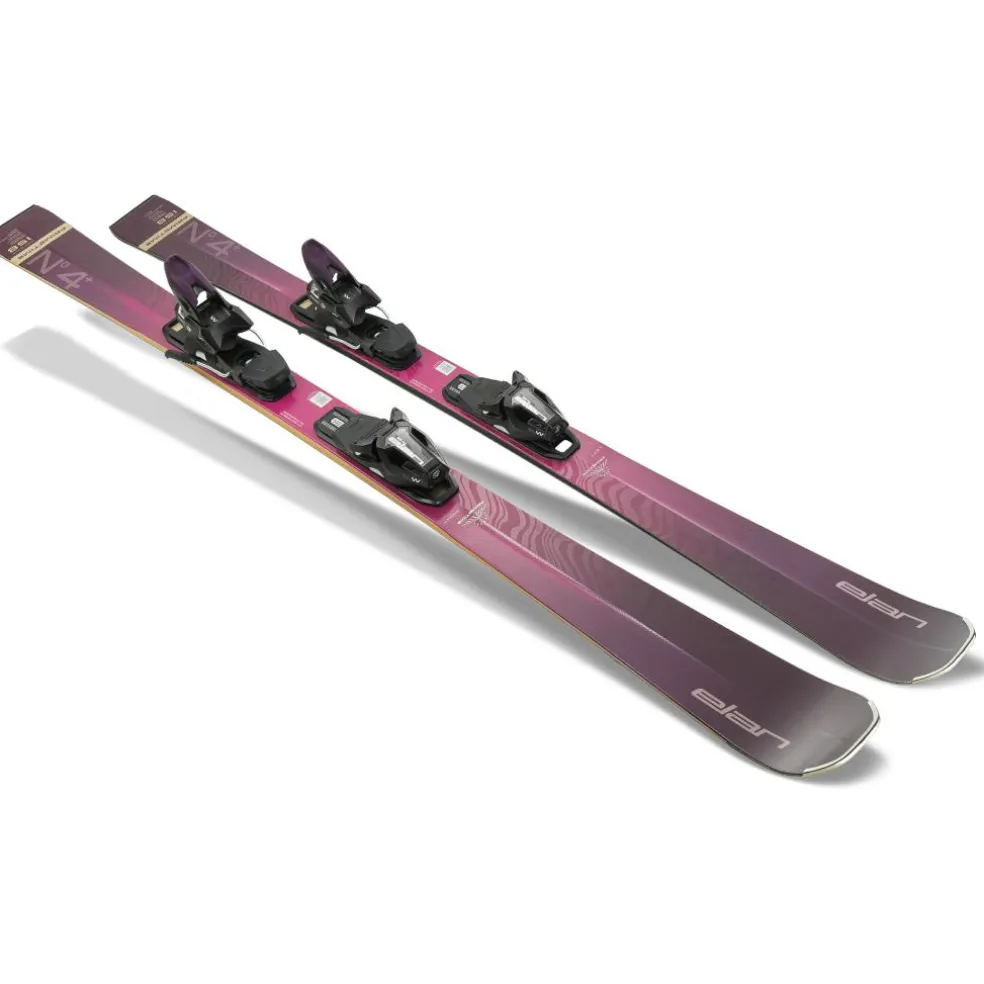 Elan Primetime N°4+ W 25 - 26 ski's dames met ELX 11.0 GW Shift binding