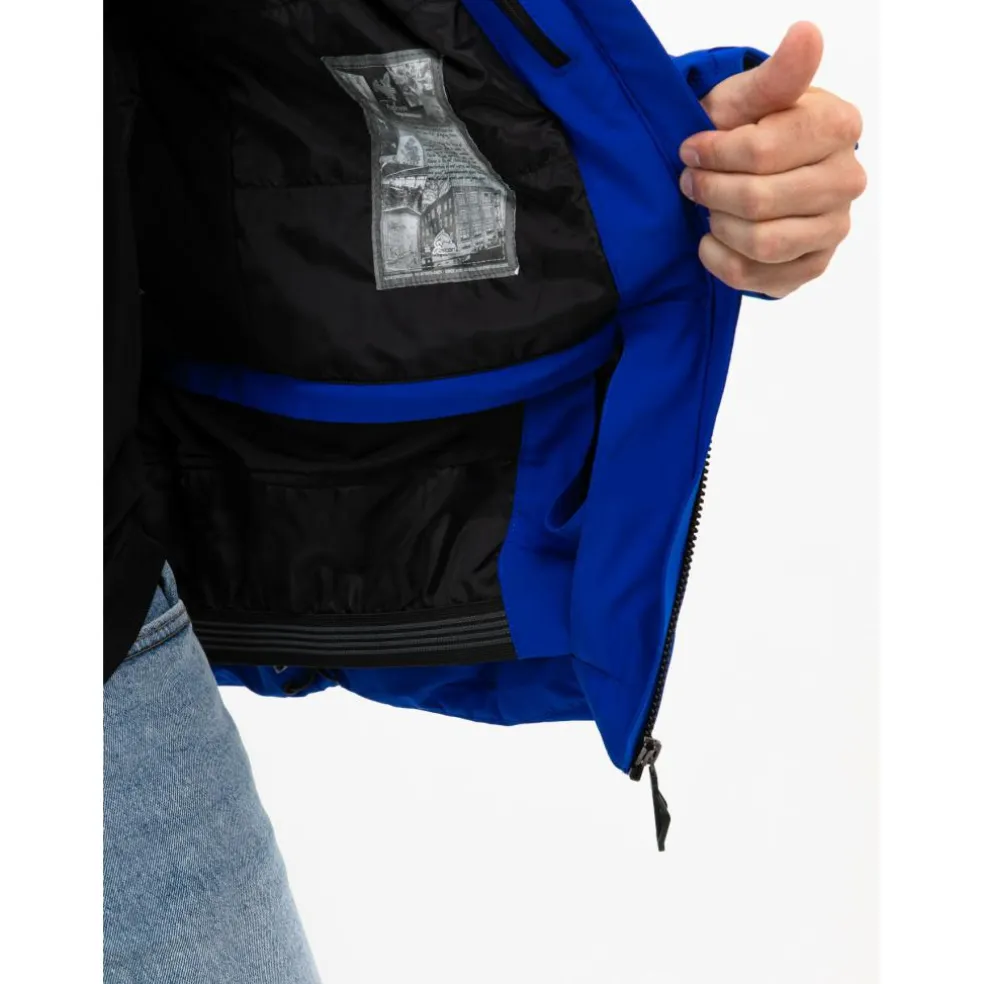 Falcon Boris softshell winterjas heren astral blue